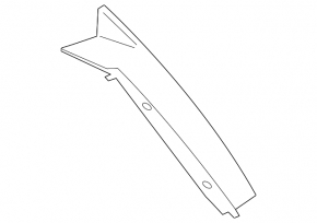 Outer wing light trim, right, Infiniti M Q70 11-14