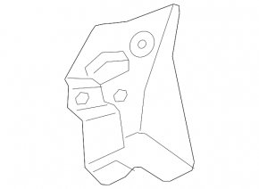 Hood hinge trim right Volvo XC40 19-25