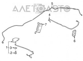 Antenna fin Honda CRV 17-22 without navigation
