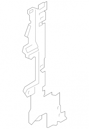 Right radiator deflector for Audi E-Tron 19-23