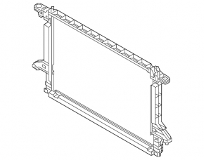 Radiator mounting frame for the Audi E-Tron 19-23