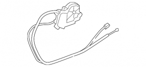 BMW 7 F01 11-15 Trunk Lid Lock Actuator