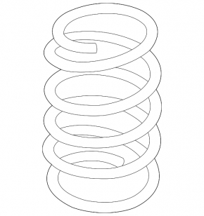 Front left spring Kia Forte 4d 14-18