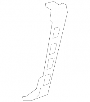 Front Bumper Mount Lower Right GMC Terrain 18-