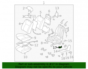 Lexus RX350 RX450h Passenger Seat Control 10-15
