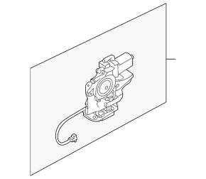Infiniti FX35 FX45 03-08 Tailgate Lock