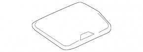 Right front panel trim for Lincoln Corsair 20-22, wood