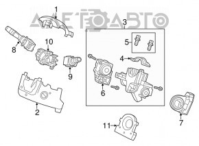 Ignition switch Honda CRV 17-22