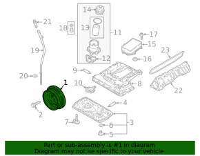 Crankshaft Pulley Audi A6 C8 19-25 3.0T