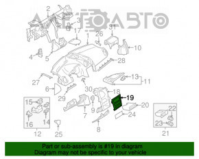 Mercedes W164 ML Front Panel Trim Wood
