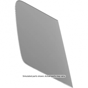 Window blind glass rear right GMC Terrain 10-17 with black tint