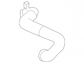 Lower cooling hose for Infiniti QX30 17-19