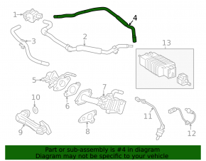 EGR valve Lexus ES250 ES300h 19-21