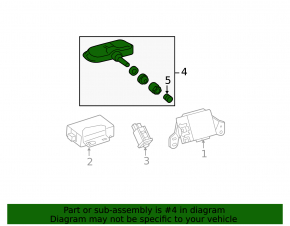 Toyota Camry v40 wheel pressure sensor