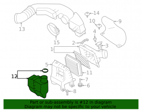 Subaru Outback 20-23 Garbage Bin
