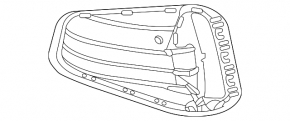 Front bumper grille left BMW 4 G22 G26 21-25 Without M4