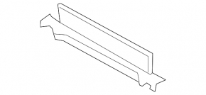 BMW X5 F15 16-18 Plug-in Trunk Door Trim, Black, 2-Row, with Chrome Trims, Scratches, Cracks, Missing Part, Broken Fastener