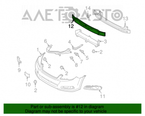 Rear Bumper Absorber Subaru Outback 10-12 prerest