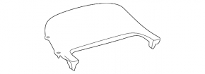Front panel trim lower Toyota Venza 21-24 dark gray, XLE