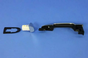 Door handle outer front right Fiat 500L 14-17 chrome