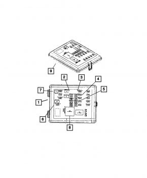 Dodge Journey 11 underdash fuse box - broken mount