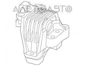 Engine mount right Jeep Cherokee KL 14- 2.4