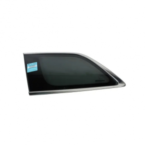 Rear left fixed glass window for Jeep Grand Cherokee WK2 11-16 chrome molding