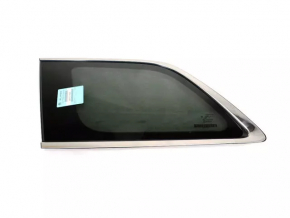 Rear left fixed glass window for Jeep Grand Cherokee WK2 11-16 chrome molding