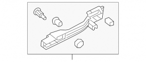 Front left door handle mechanism Honda Insight 19-22