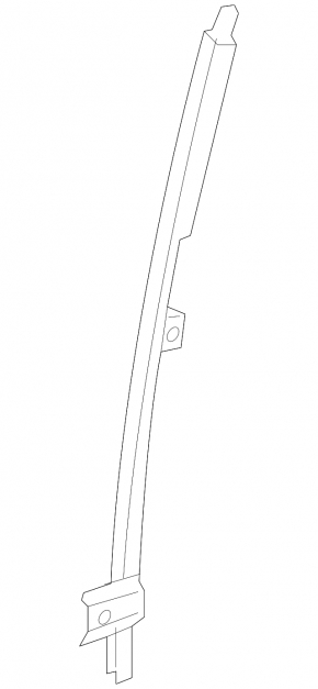 Acura MDX 14-20 Rear Right Door Glass Guide Long