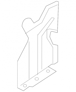 Engine protection side left Infiniti G25 G35 G37 4d 06-14