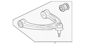 Upper control arm front right VW Touareg 11-17