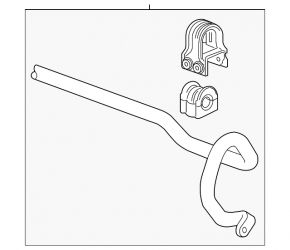 Chevrolet Malibu 16-23 Front Stabilizer Bar 25mm