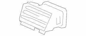 Air duct deflector front right GMC Terrain 18-