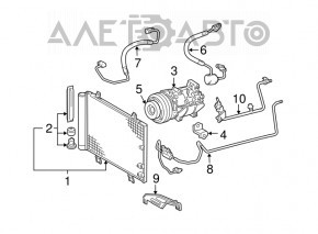 Lexus IS250 IS350 06-06 Air Conditioning Compressor