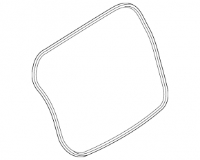 Rubber Seal Trunk Door Nissan Versa Note 13-19
