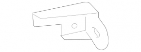 Front Exhaust Pipe Bracket for Mercedes W167 GLE 350 450 20-24