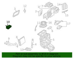 Mercedes X167 GLS 24-26 air conditioning heater valve