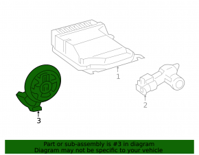 Airbag sensor, left door, Mercedes A-class V177 19-22