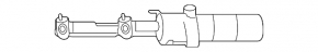 Left headlight washer nozzle Mercedes W212 10-13 coupe