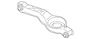 Lower control arm for rear left spring, Mazda3 MPS 09-13