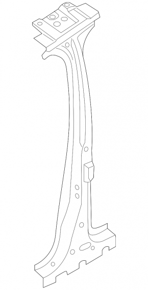 Left center pillar for Ford Escape MK3 13-19