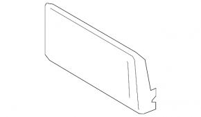 Front License Plate Area Lincoln MKZ 13-16