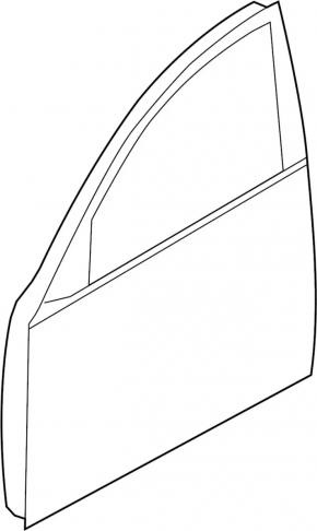Bare front left door for Infiniti FX35 09-12