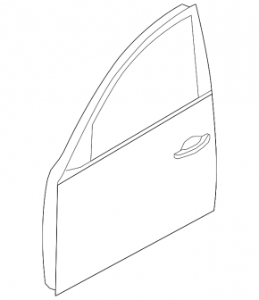 Bare front left door for Infiniti FX35 09-12
