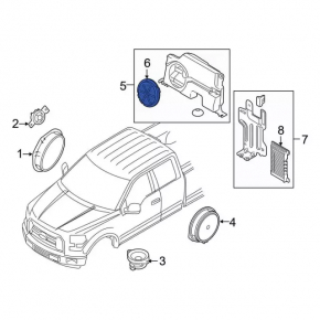 Speaker door front left Ford Explorer 20-