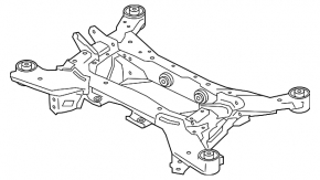 Subframe rear Jaguar F-Pace X761 17-