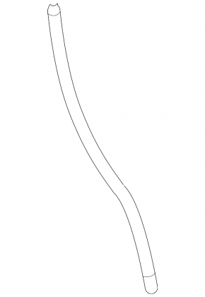 Oil dipstick tube VW Touareg 11-17 3.6