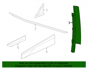 Door trim side front left Volkswagen ID.4 21-23