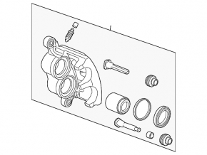 Front right caliper assembly Chevrolet Equinox EV 24-26